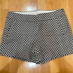 J. Crew size 8 pattern shorts